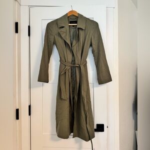 Banana Republic Olive Trench Coat